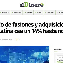 El mercado de fusiones y adquisiciones en Amrica Latina cae un 14% hasta noviembre